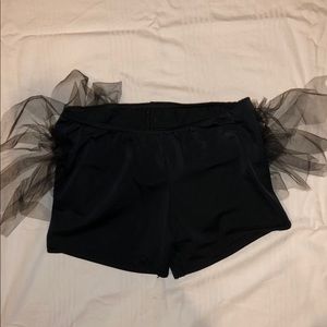 Girls Half Tutu Shorts